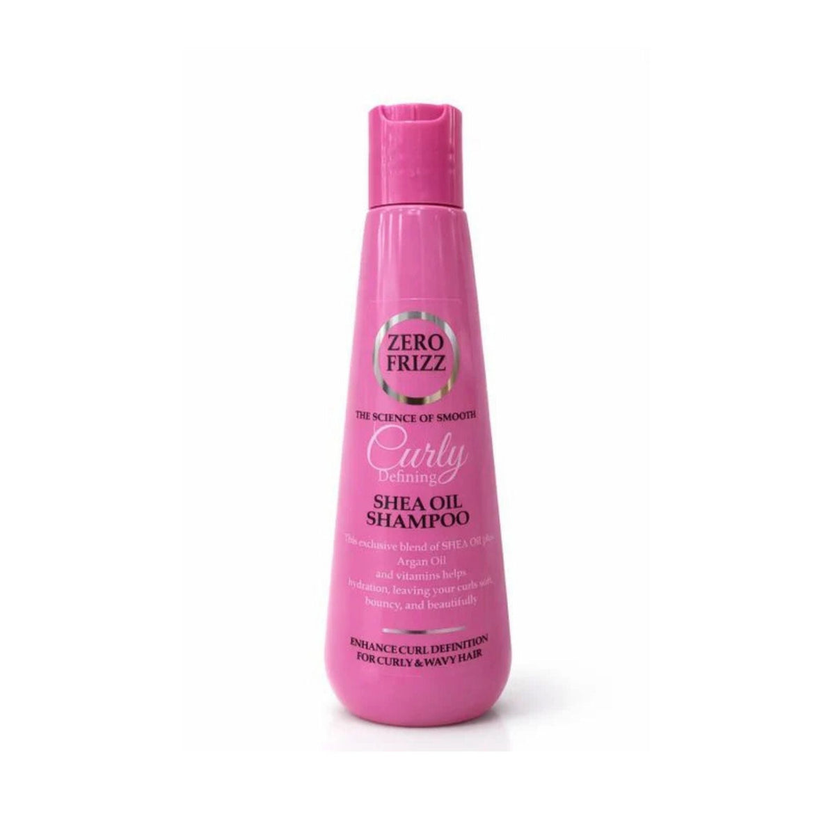 Refect Beauty Zero Frizz Curly Defining Shea Oil Shampoo in a pink bottle for curly and wavy hair Main image