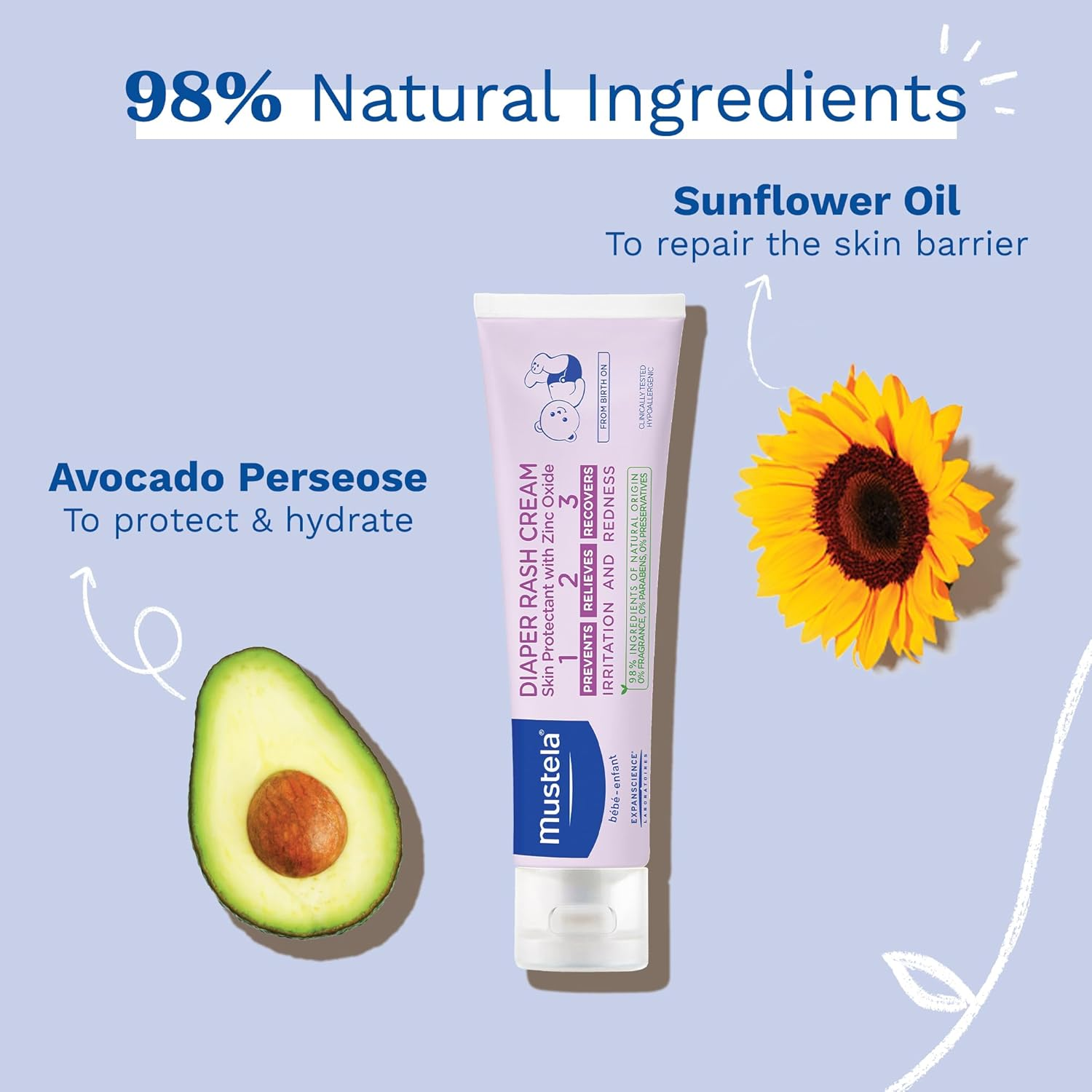 Mustela 1,2,3 Vitamin Barrier Cream