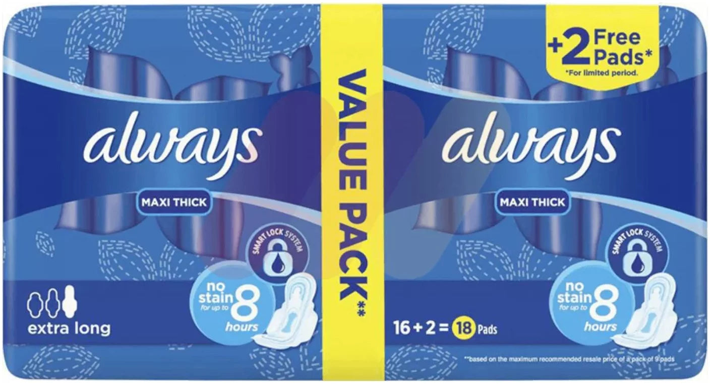 Always Max Protect With Aloe Vera Extra Long 32 Pads Main image